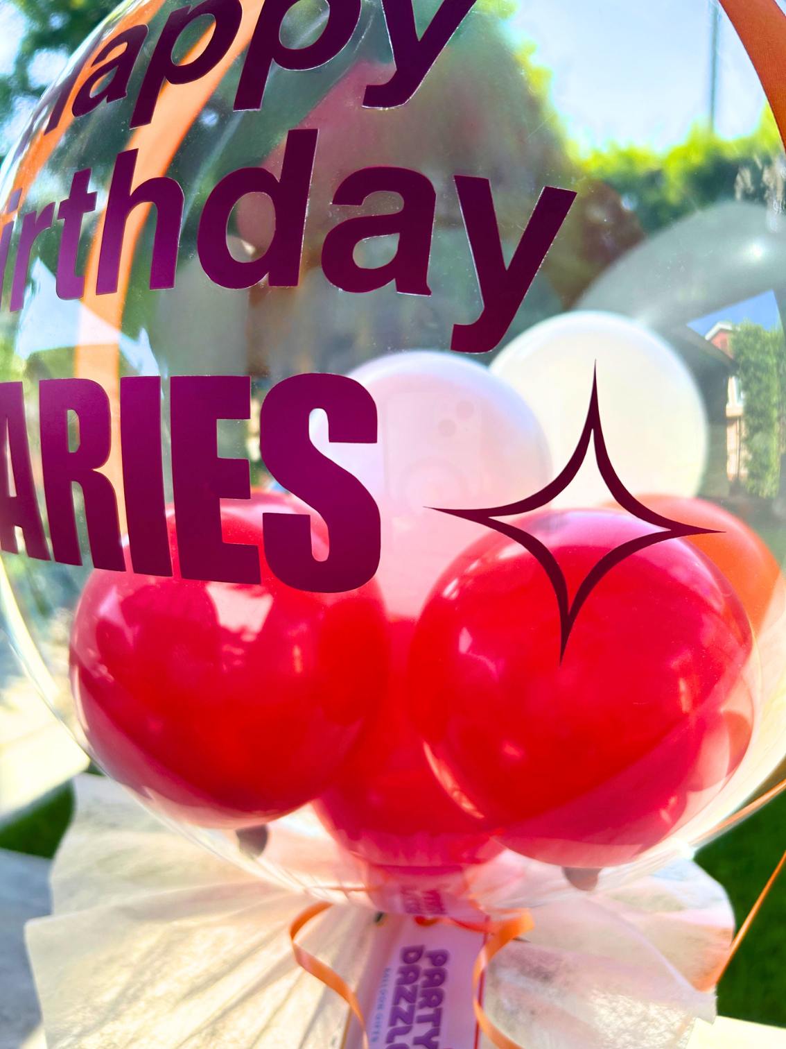 Aries Birthday Balloon Gift
