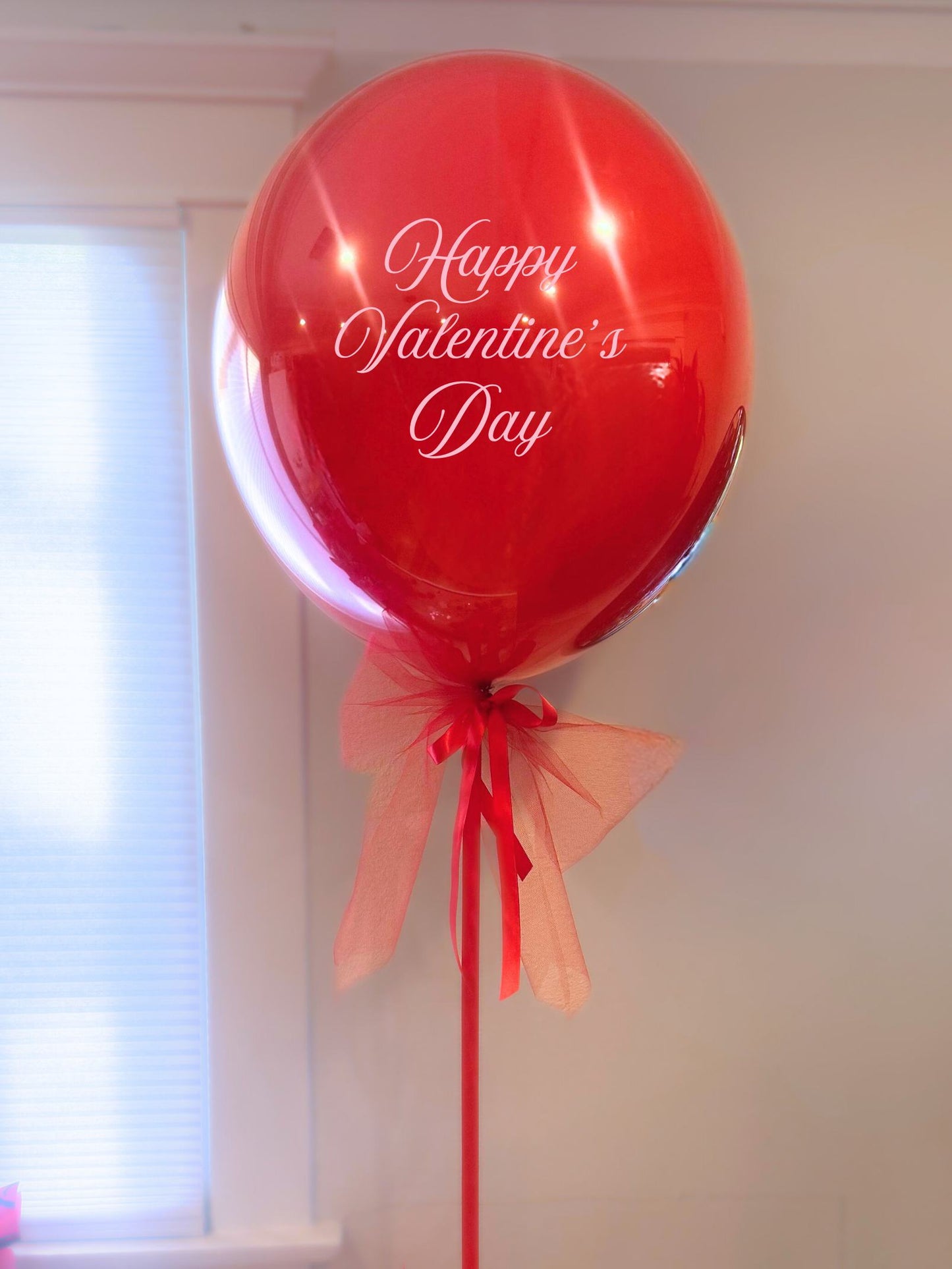 Romantic Red Valentine's Day Jumbo Helium Balloon