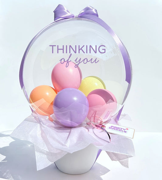 Multi-Color Pastels Balloon Gift