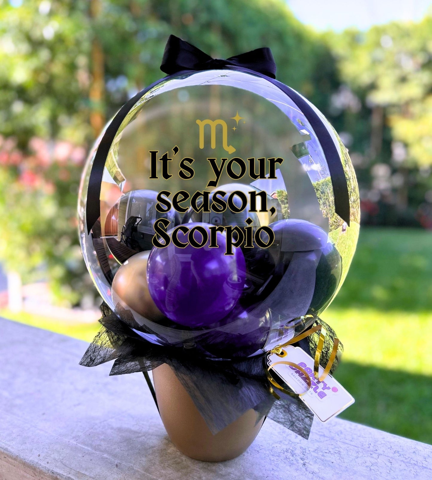 Scorpio Birthday Balloon Gift
