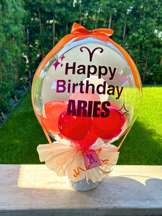 Aries Birthday Balloon Gift
