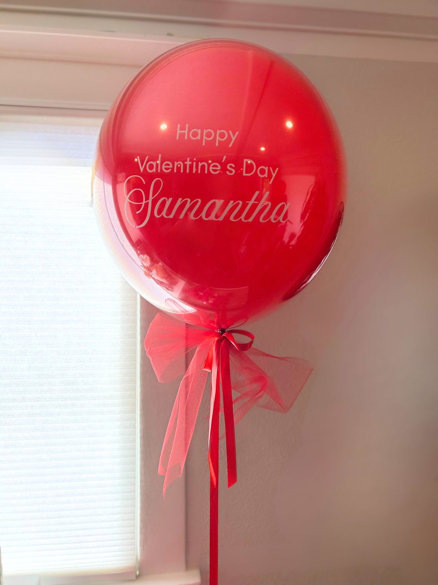 Romantic Red Valentine's Day Jumbo Helium Balloon